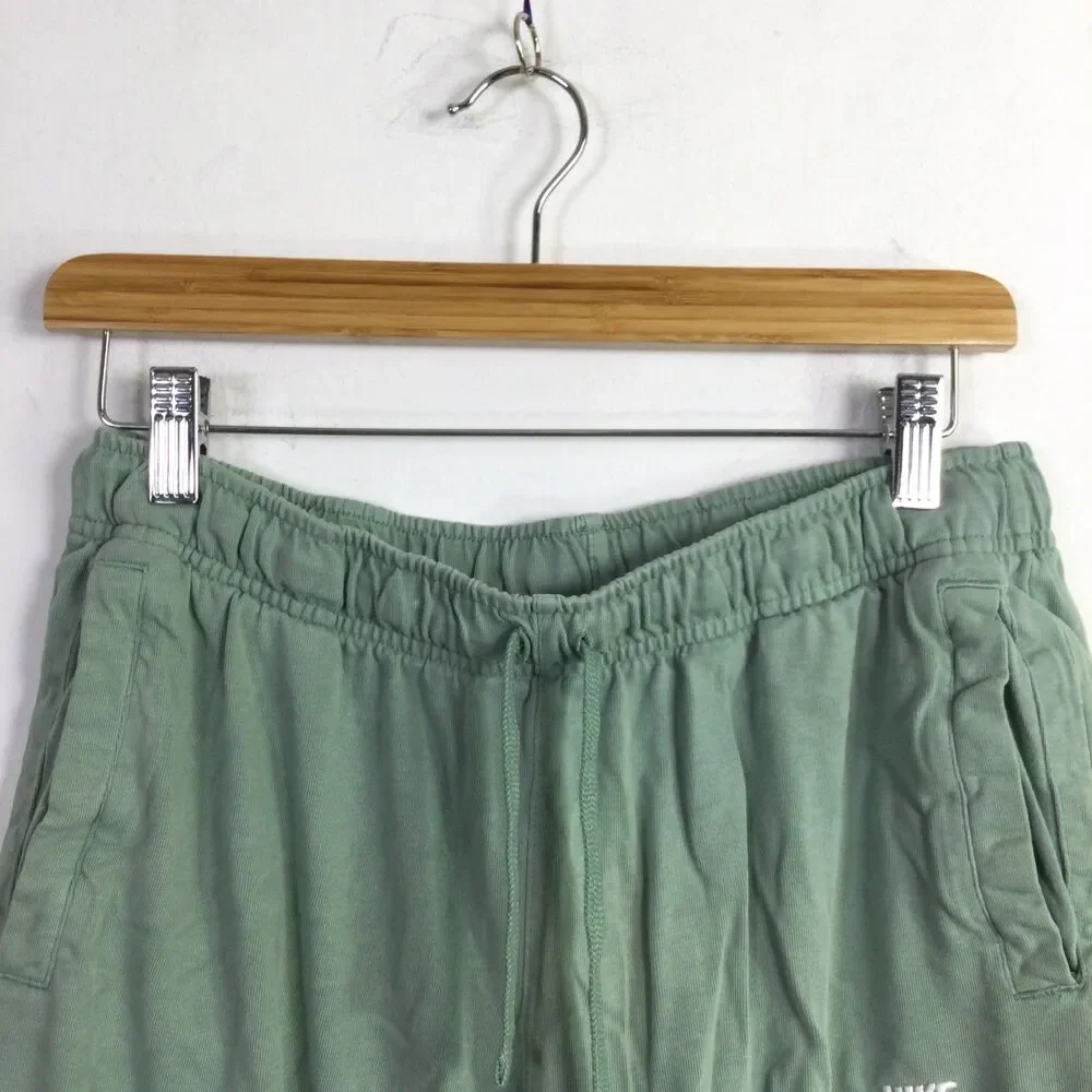 Nike Mens Boot NSW Club Jersey Shorts Drawstring Waist Sage Green Size Medium